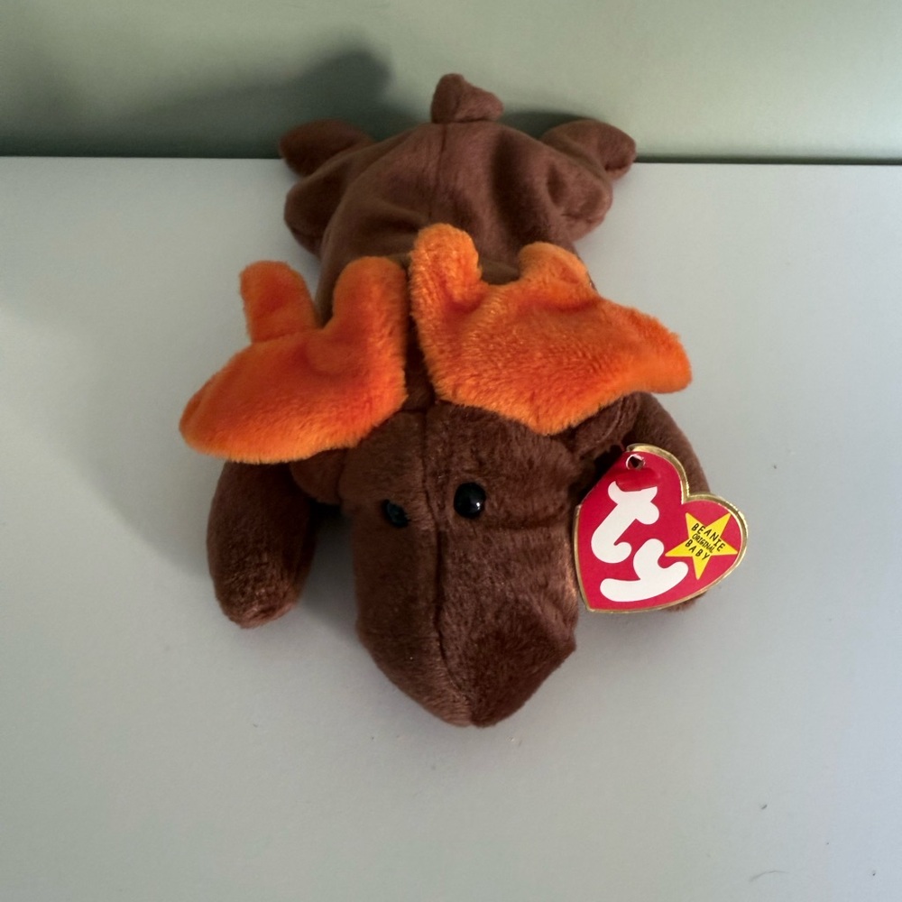 Chocolate Moose | RARE Vintage Collectable Beanie Baby with Tag EUC VNTG
